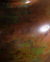 Mottled Patina Bronze Vase, Japan, Early 20th Century - Lone Fox