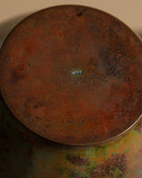 Mottled Patina Bronze Vase, Japan, Early 20th Century - Lone Fox