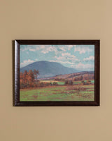Mountain Landscape Oil Painting by Edward Browaski, American, Signed 1926 - Lone Fox