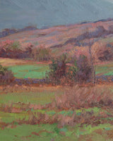 Mountain Landscape Oil Painting by Edward Browaski, American, Signed 1926 - Lone Fox