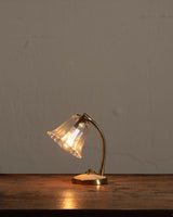 Murano Glass & Brass Desk Lamp attributed to Ercole Barovier, France, 1940's - Lone Fox