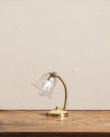 Murano Glass & Brass Desk Lamp attributed to Ercole Barovier, France, 1940's - Lone Fox