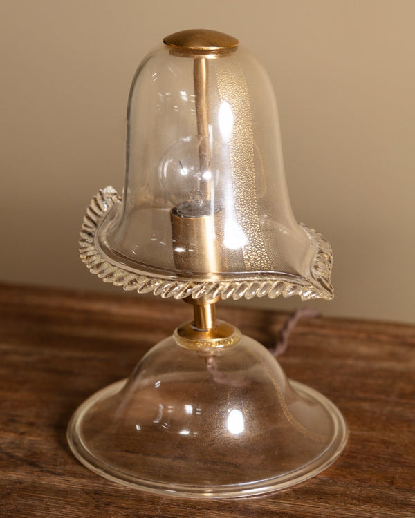 Murano Glass & Brass Table Lamp by La Murrina, Italy, 1980s – Lone Fox