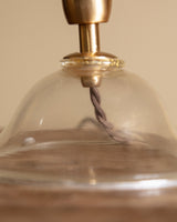 Murano Glass & Brass Table Lamp by La Murrina, Italy, 1980s - Lone Fox