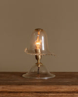 Murano Glass & Brass Table Lamp by La Murrina, Italy, 1980s - Lone Fox