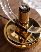 Murano Glass Leaf Table Lamp, Manner of Barovier & Toso, Italy, 1950s - Lone Fox