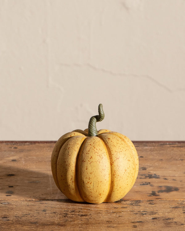Natural Resin Pumpkin - Lone Fox