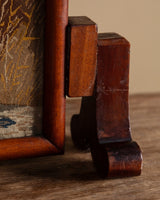 Needlepoint Swan and Duckling Fire Screen, English, Late 19th Century - Lone Fox