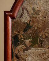 Needlepoint Swan and Duckling Fire Screen, English, Late 19th Century - Lone Fox