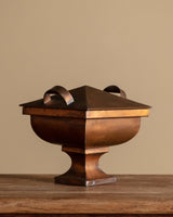 Neoclassical Lidded Copper Pedestal Tureen, France, Early 20th Century - Lone Fox