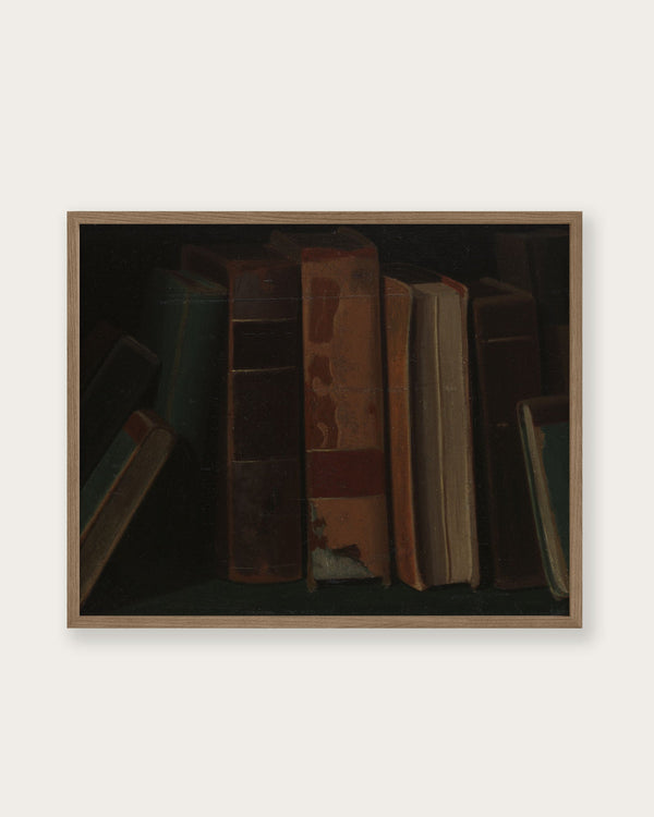 "Nine Books" Art Print - Lone Fox