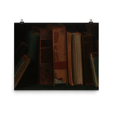 "Nine Books" Art Print - Lone Fox