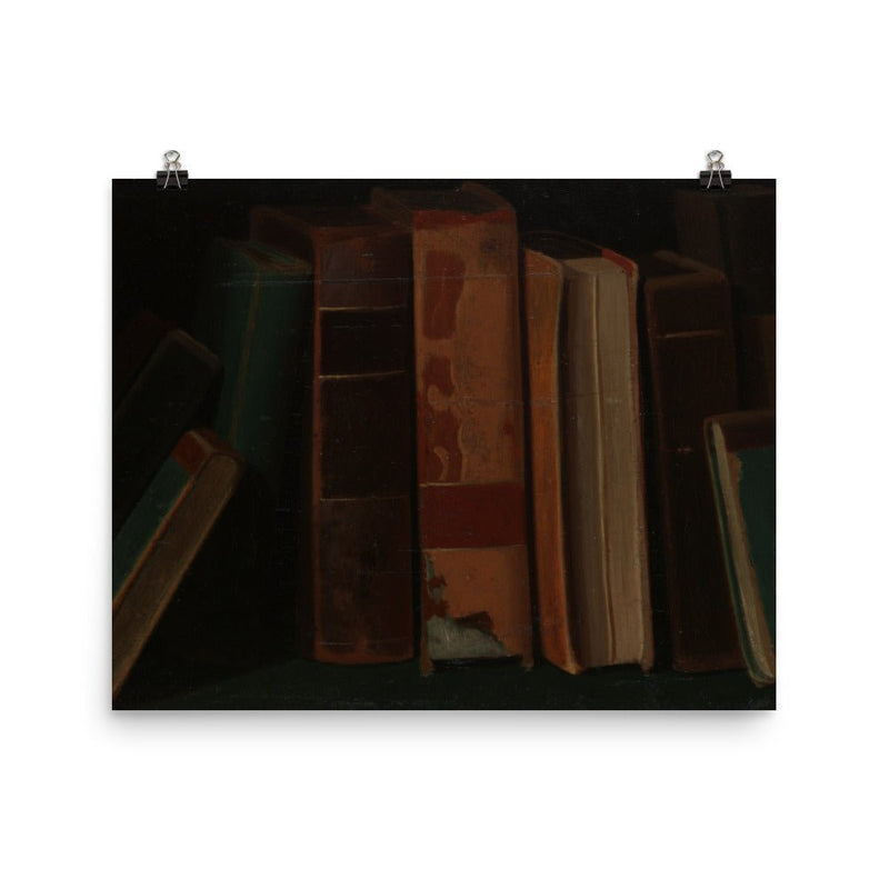 "Nine Books" Art Print - Lone Fox