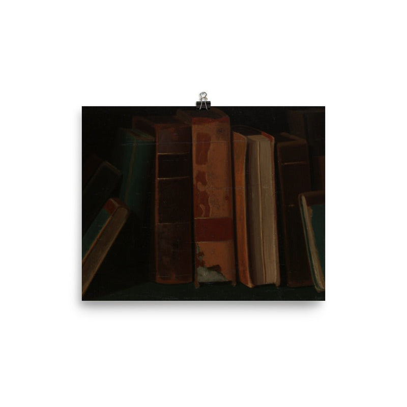 "Nine Books" Art Print - Lone Fox