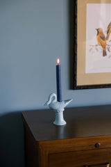 Nordic Swan Candlestick Holder | Blue - Lone Fox