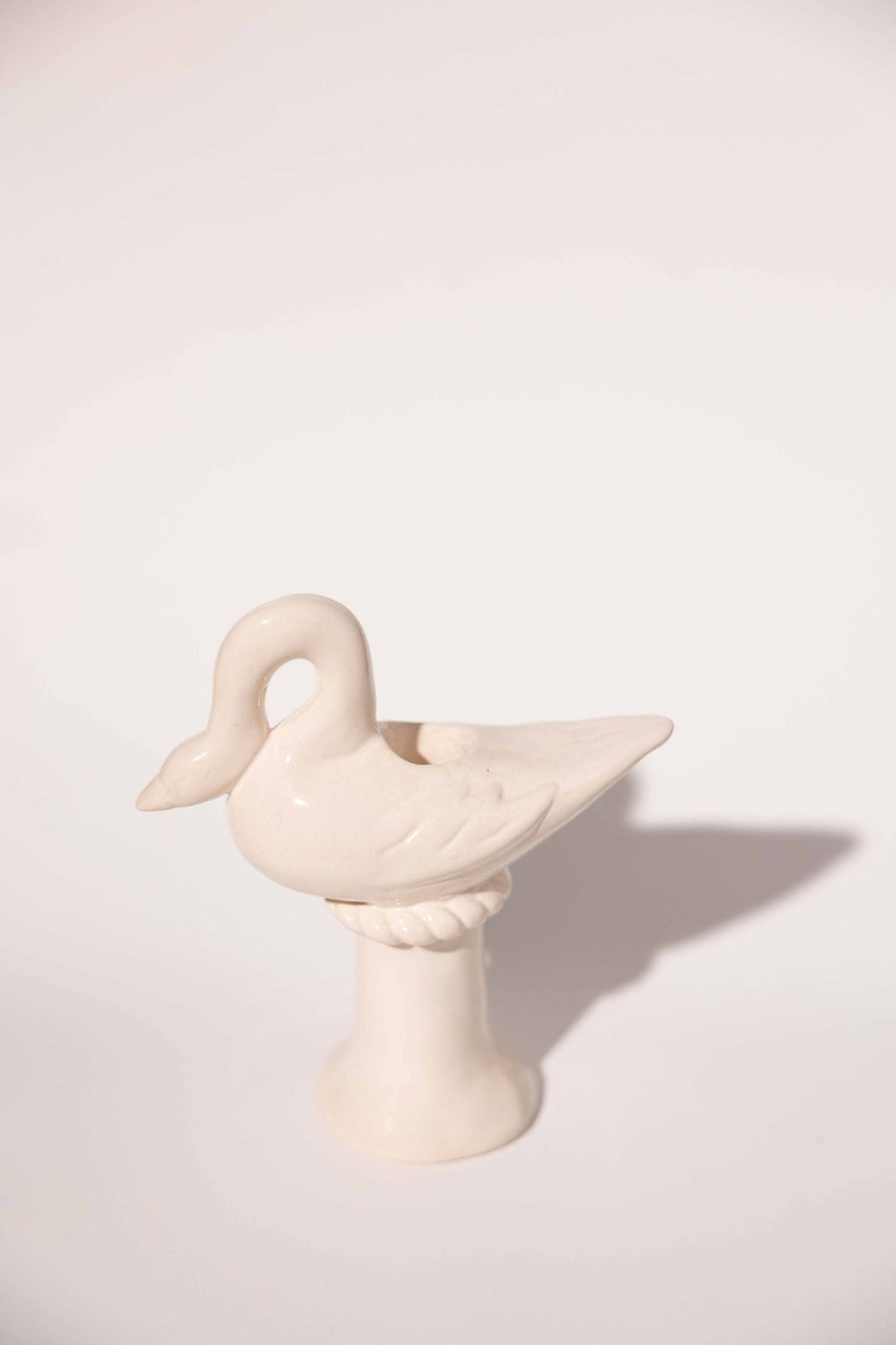 Nordic Swan Candlestick Holder | Cream – Lone Fox