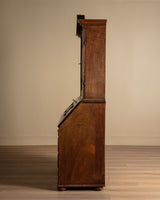 Northern European Arched Oak Secretary Cabinet, 19th Century - Lone Fox