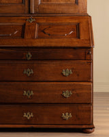Northern European Arched Oak Secretary Cabinet, 19th Century - Lone Fox