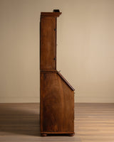 Northern European Arched Oak Secretary Cabinet, 19th Century - Lone Fox