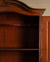 Northern European Arched Oak Secretary Cabinet, 19th Century - Lone Fox
