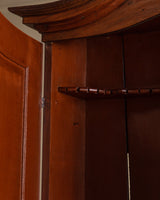 Northern European Arched Oak Secretary Cabinet, 19th Century - Lone Fox