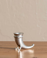 Norwegian Pewter Horn Bud Vase / Shot Glass - Lone Fox