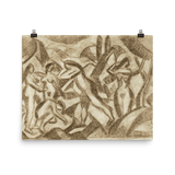 "Nude" Art Print - Lone Fox