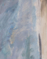 Nude Sitting Woman Portrait Oil Painting by Ernest Albert, Belgium, 1940's - Lone Fox