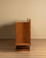 Oak Architectural Sideboard by Francisque Chaleyssin, France 1945 - Lone Fox