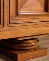 Oak Architectural Sideboard by Francisque Chaleyssin, France 1945 - Lone Fox