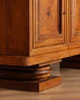 Oak Architectural Sideboard by Francisque Chaleyssin, France 1945 - Lone Fox