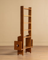 Oak Bookshelf by Guillerme & Chambron, France, 1950's - Lone Fox