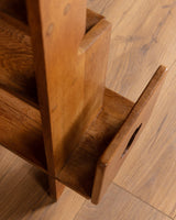 Oak Bookshelf by Guillerme & Chambron, France, 1950's - Lone Fox