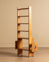 Oak Bookshelf by Guillerme & Chambron, France, 1950's - Lone Fox