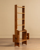 Oak Bookshelf by Guillerme & Chambron, France, 1950's - Lone Fox
