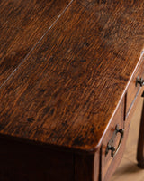 Oak Dressing Table w/ Cabriole Legs, England, Early 18th Century - Lone Fox