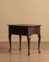 Oak Dressing Table w/ Cabriole Legs, England, Early 18th Century - Lone Fox
