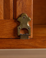 Oak Fall Front Bar Cabinet by Guillerme and Chambron, France, 1970's - Lone Fox