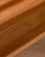 Oak Fall Front Bar Cabinet by Guillerme and Chambron, France, 1970's - Lone Fox