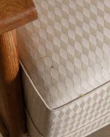 Oak High Back Armchairs, Manner of Jacques Adnet, France, 1940's (2 available) - Lone Fox