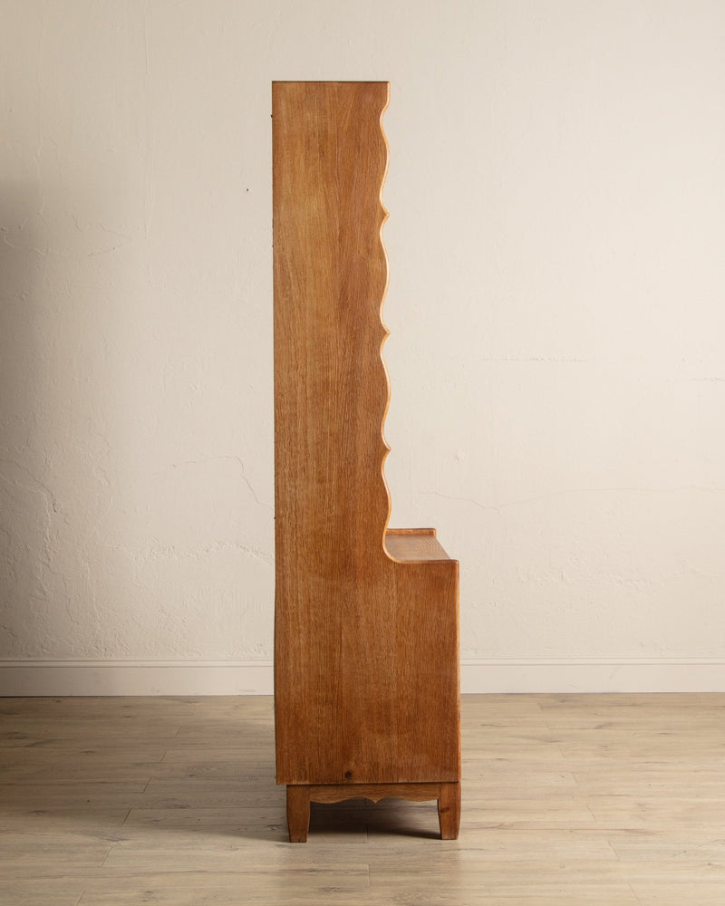 Oak Hutch Cabinet by Henning Kjaernulf, Denmark, 1970's - Lone Fox