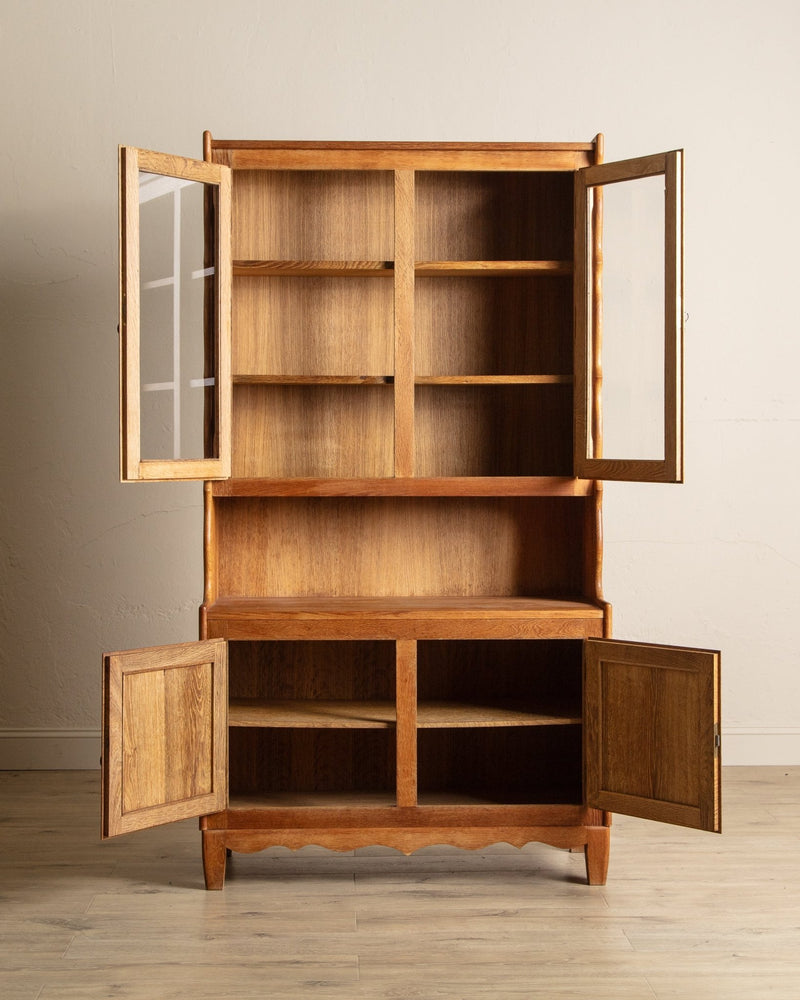 Oak Hutch Cabinet by Henning Kjaernulf, Denmark, 1970's - Lone Fox