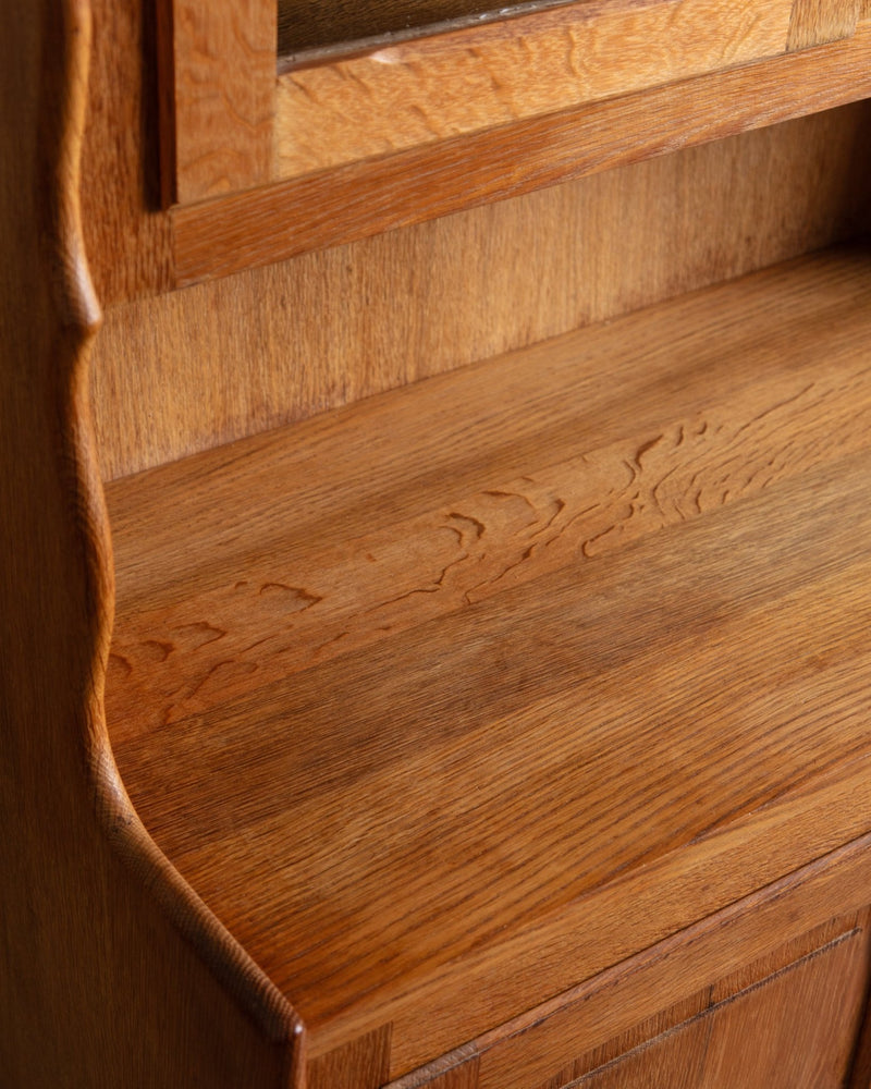 Oak Hutch Cabinet by Henning Kjaernulf, Denmark, 1970's - Lone Fox