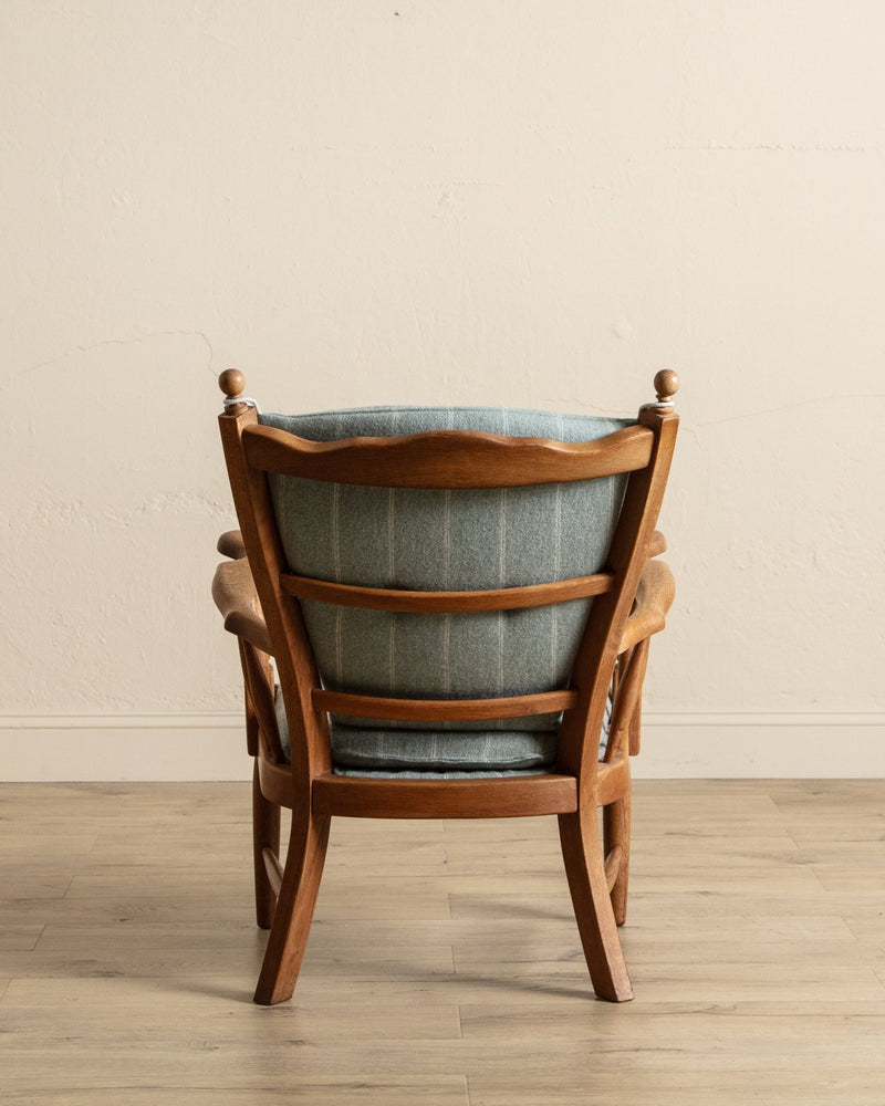 Oak Lounge Chair Manner of Regan Aarhus, Denmark, 1960's - Lone Fox