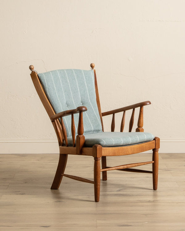 Oak Lounge Chair Manner of Regan Aarhus, Denmark, 1960's - Lone Fox