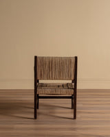 Oak & Rope Armchairs Manner of Francis Jourdain, 1940's (2 Available) - Lone Fox