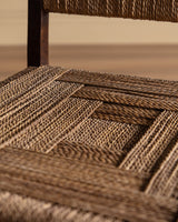 Oak & Rope Armchairs Manner of Francis Jourdain, 1940's (2 Available) - Lone Fox