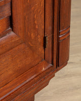Oak Wave Front Sideboard Manner of Charles Dudouyt, France, 1940's - Lone Fox