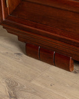 Oak Wave Front Sideboard Manner of Charles Dudouyt, France, 1940's - Lone Fox