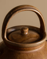 Ochre Stoneware Gargoulette Pitcher, France, 1970s - Lone Fox
